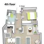 Apartament Topp Floor With One Bedroom & A Loft *